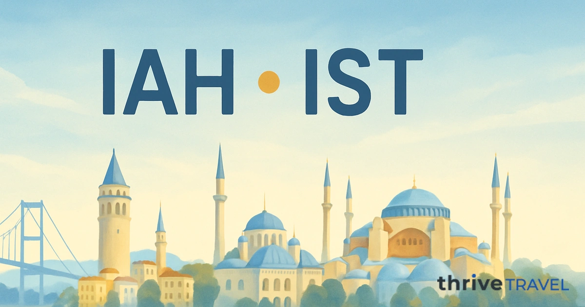 Houston to Istanbul