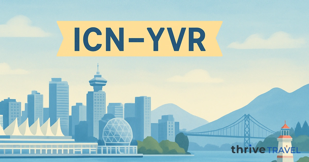 Seoul to Vancouver