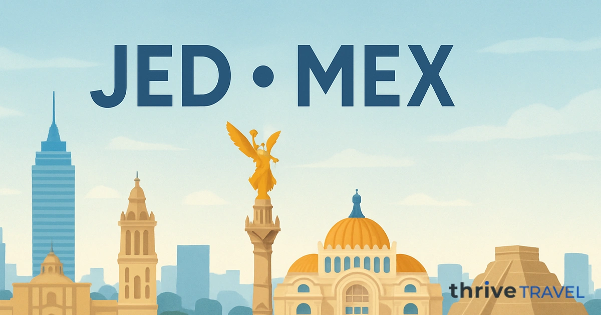 Jeddah to Mexico City