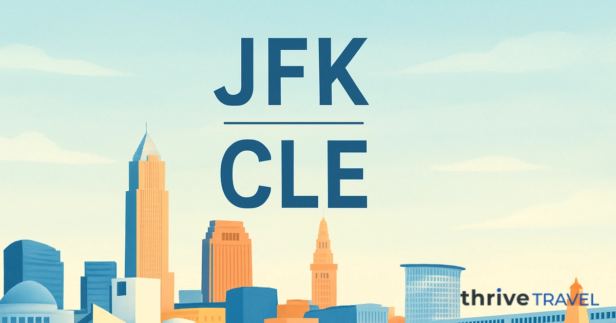New York to Cleveland