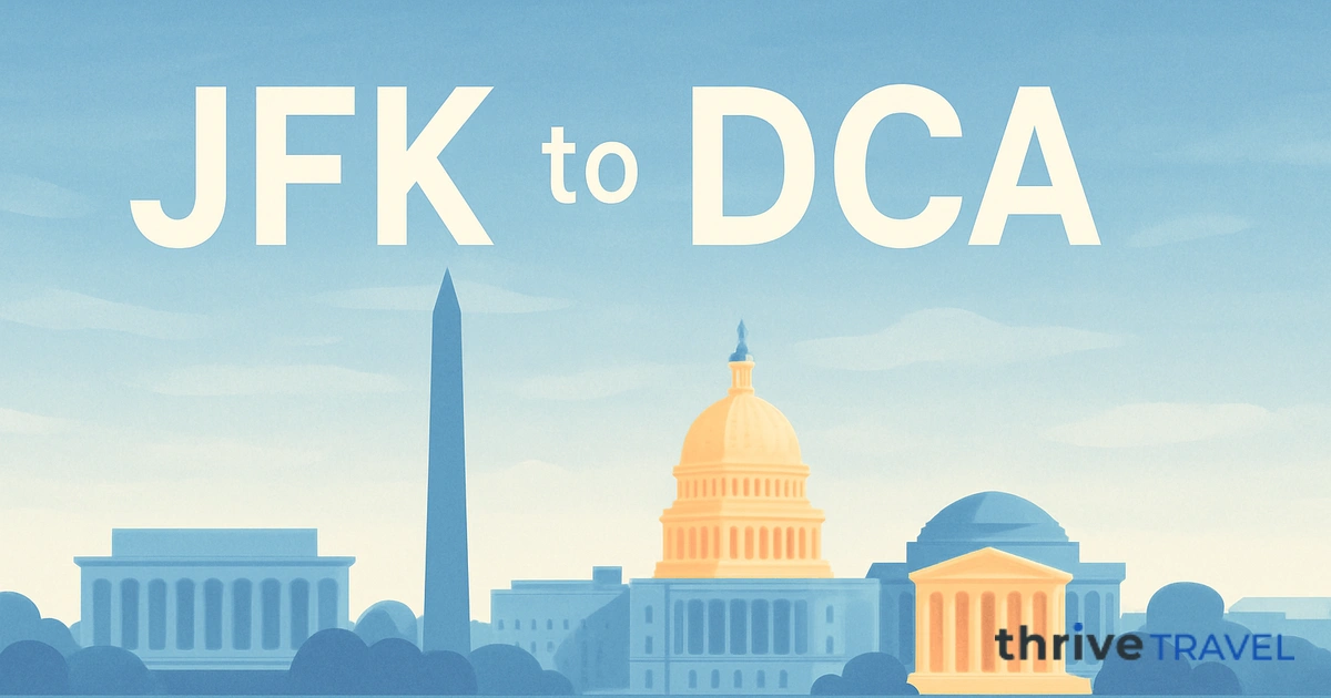 New York to Washington, D.C.