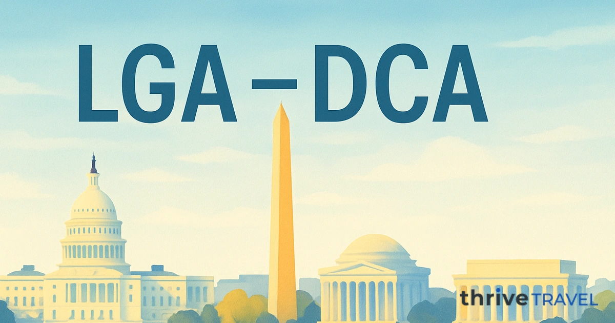 New York to Washington, D.C.