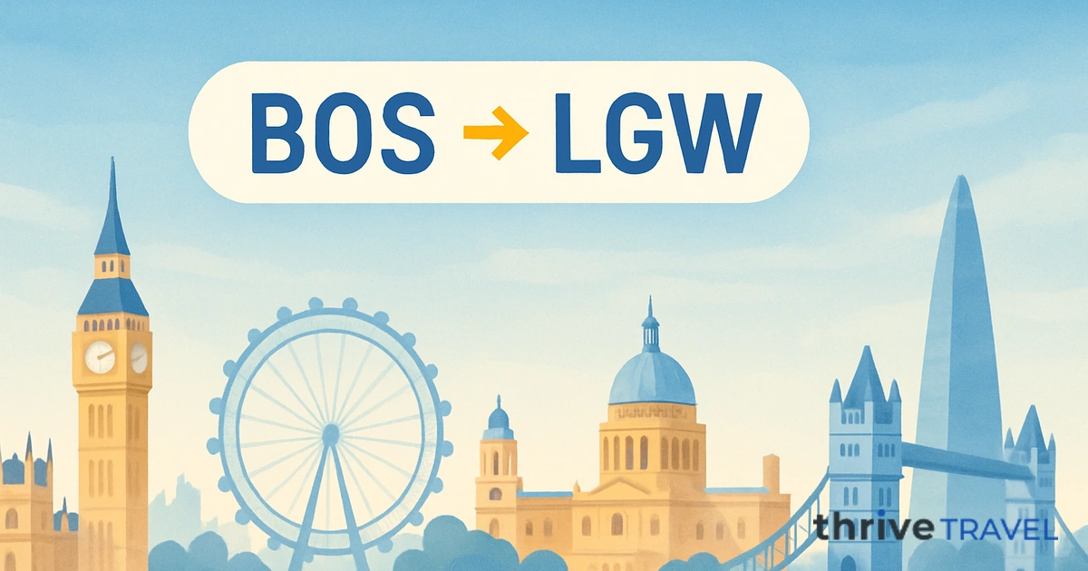 Boston to London