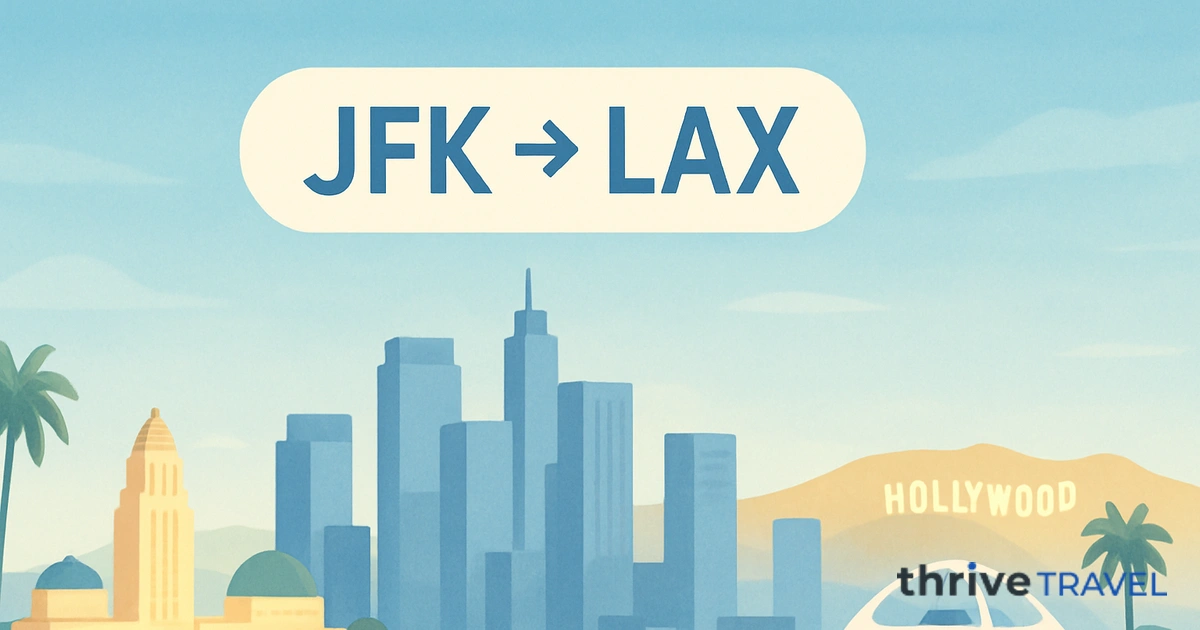 New York to Los Angeles