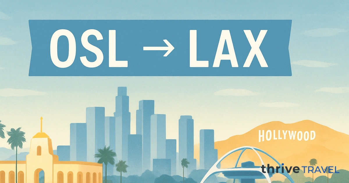Oslo to Los Angeles