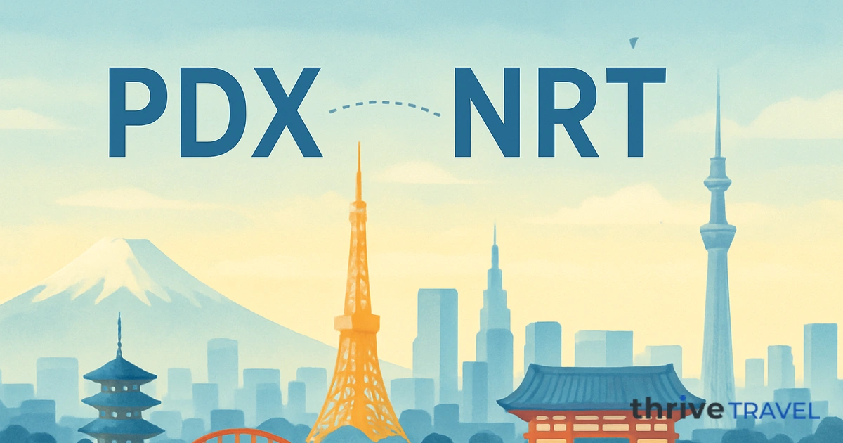 Portland to Tokyo