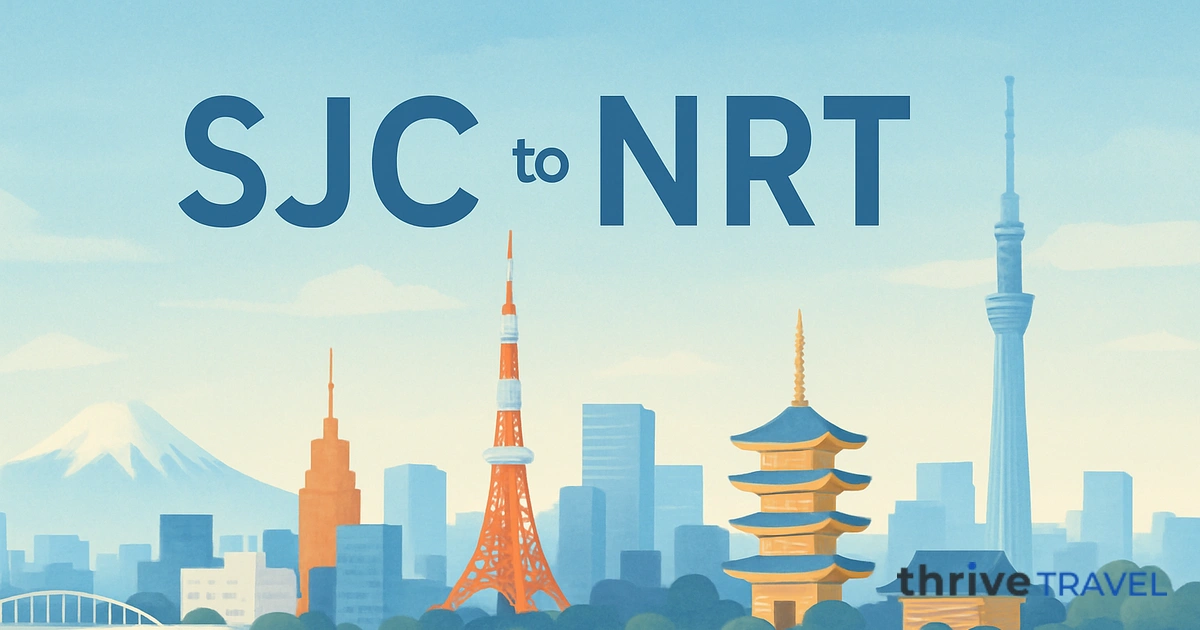 San Jose to Tokyo