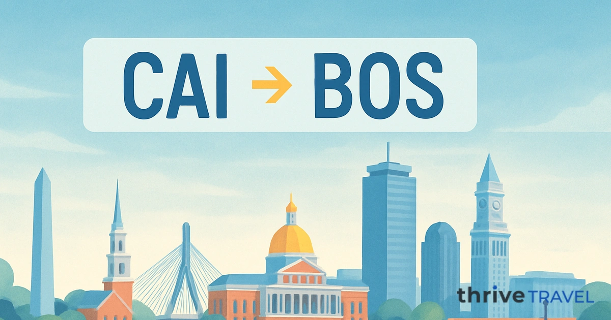 Cairo to Boston