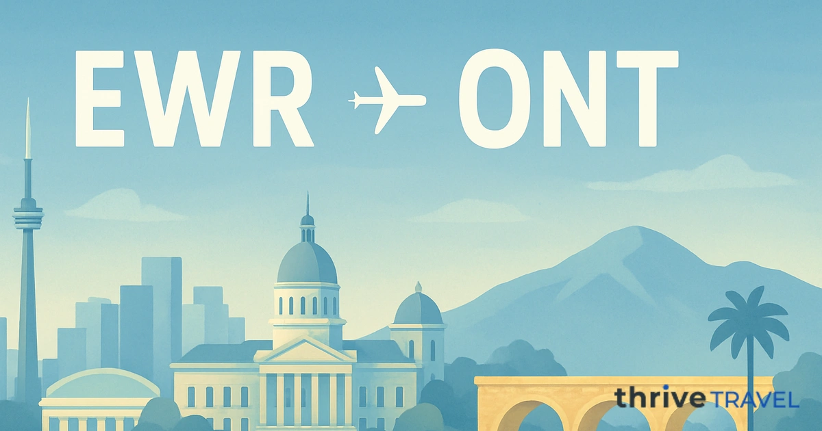 Newark to Ontario