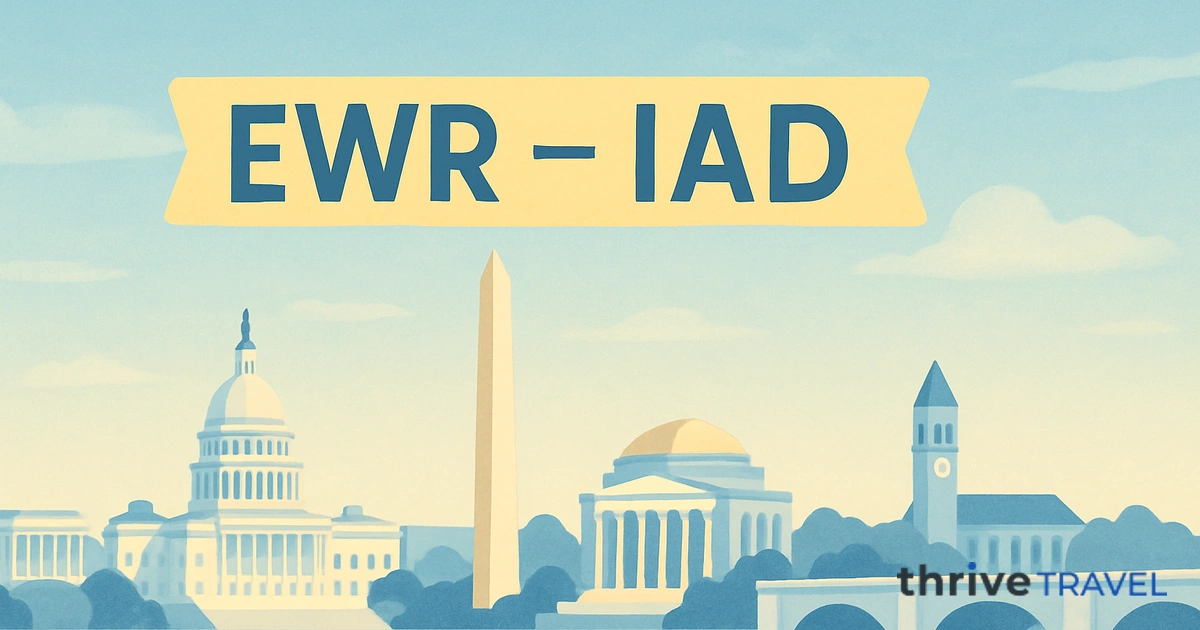 Newark to Washington D.C.