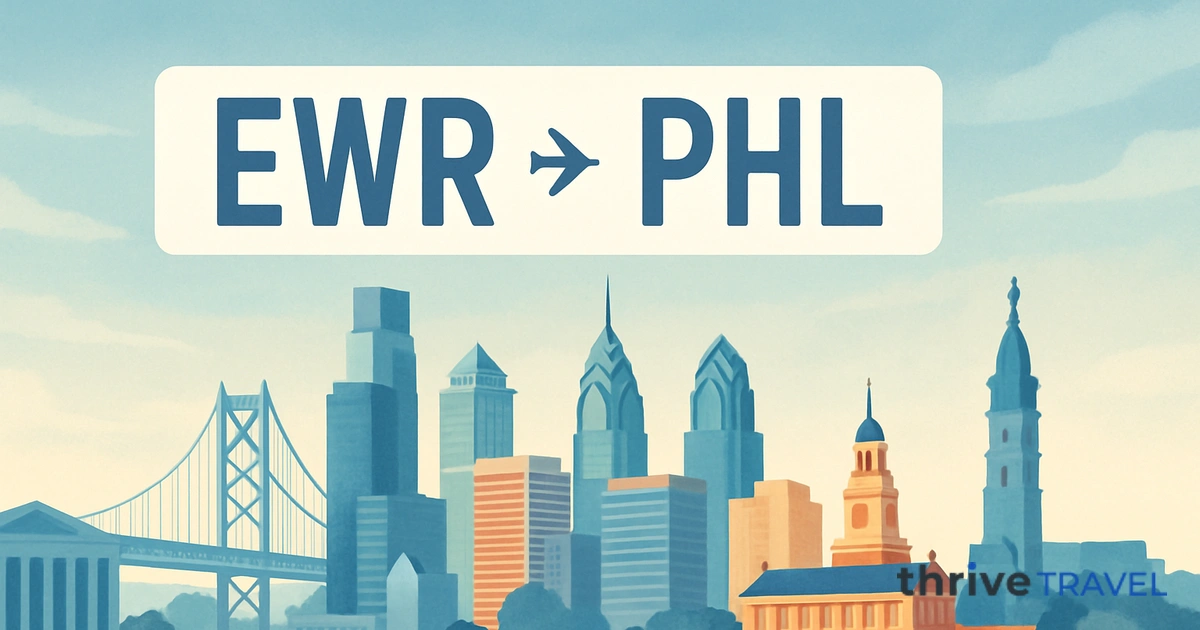 Newark to Philadelphia