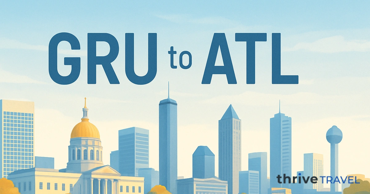São Paulo to Atlanta