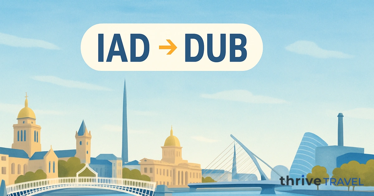 Washington to Dublin