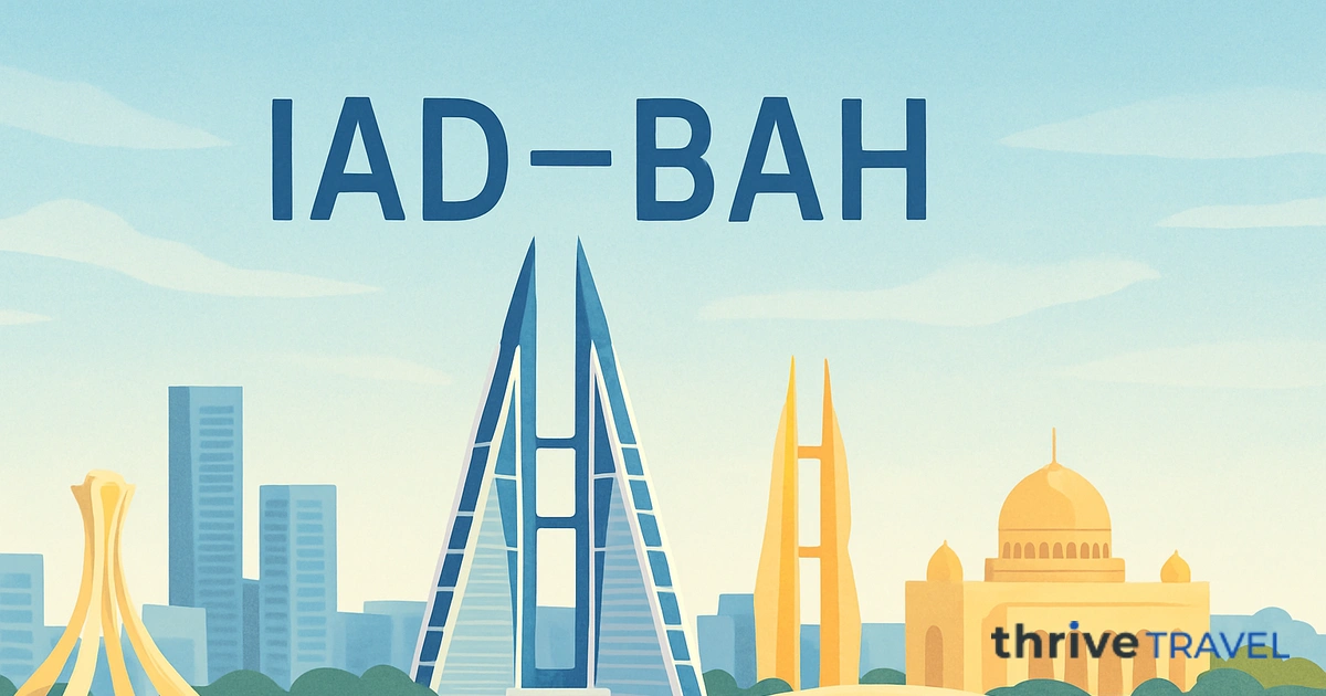 Washington to Bahrain