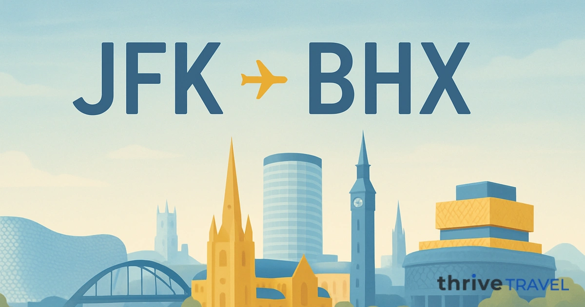 New York to Birmingham