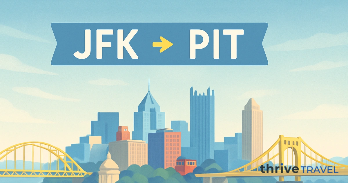 New York to Pittsburgh