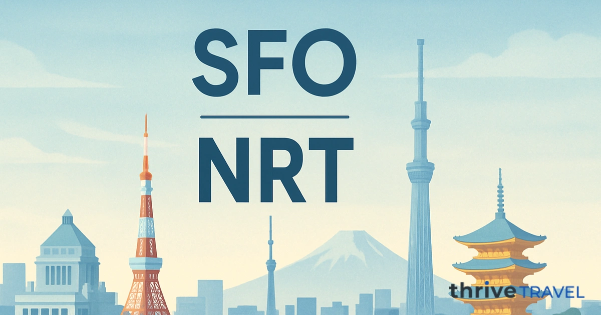 San Francisco to Tokyo