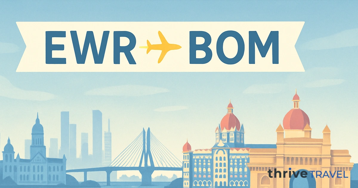Newark to Mumbai