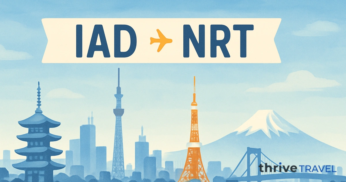 Washington to Tokyo