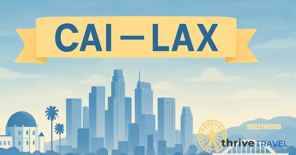 Cairo to Los Angeles