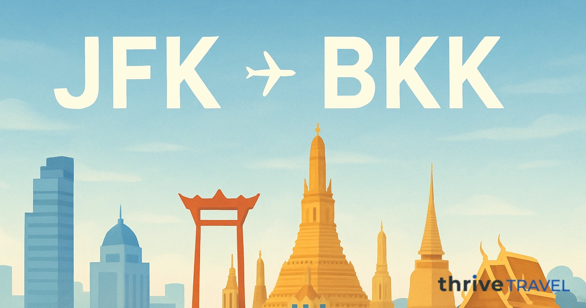 New York to Bangkok