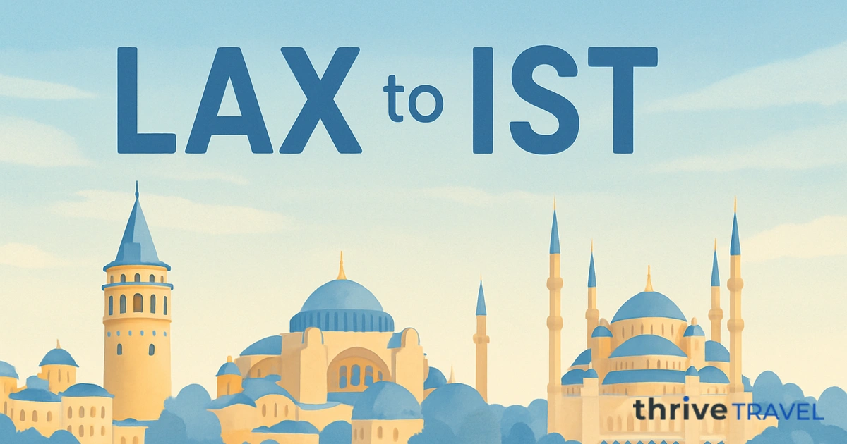 Los Angeles to Istanbul