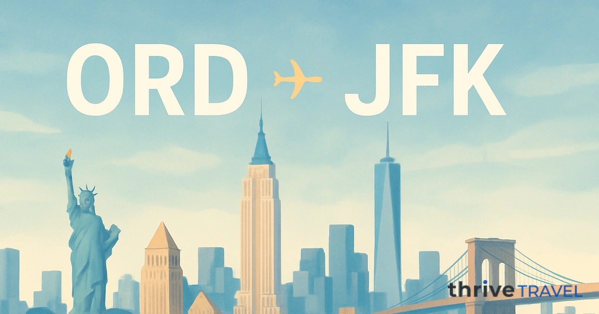 Chicago to New York