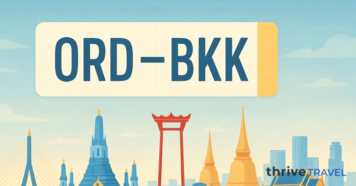 Chicago to Bangkok