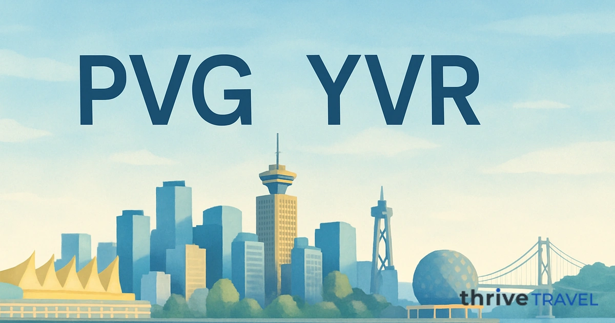 Shanghai to Vancouver