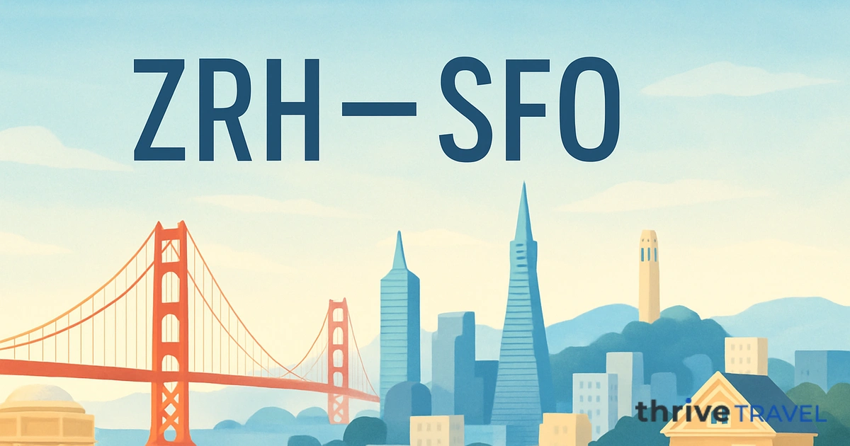 Zurich to San Francisco