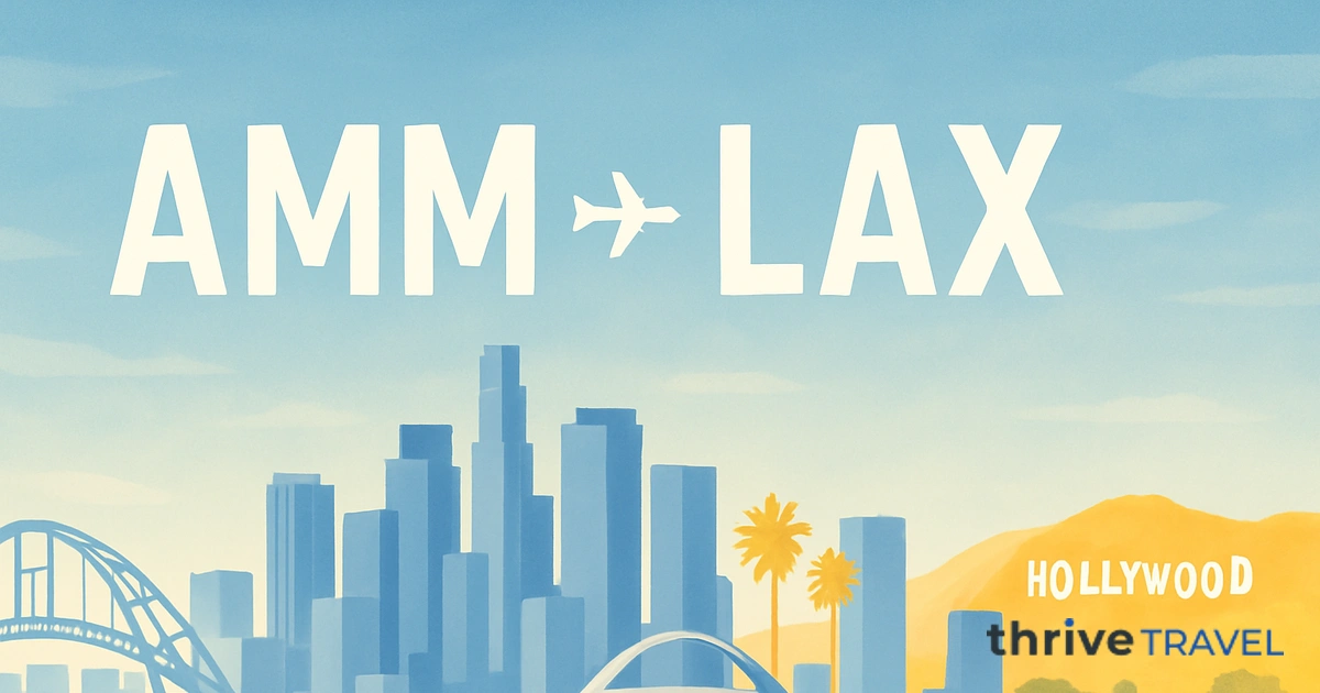 Amman to Los Angeles