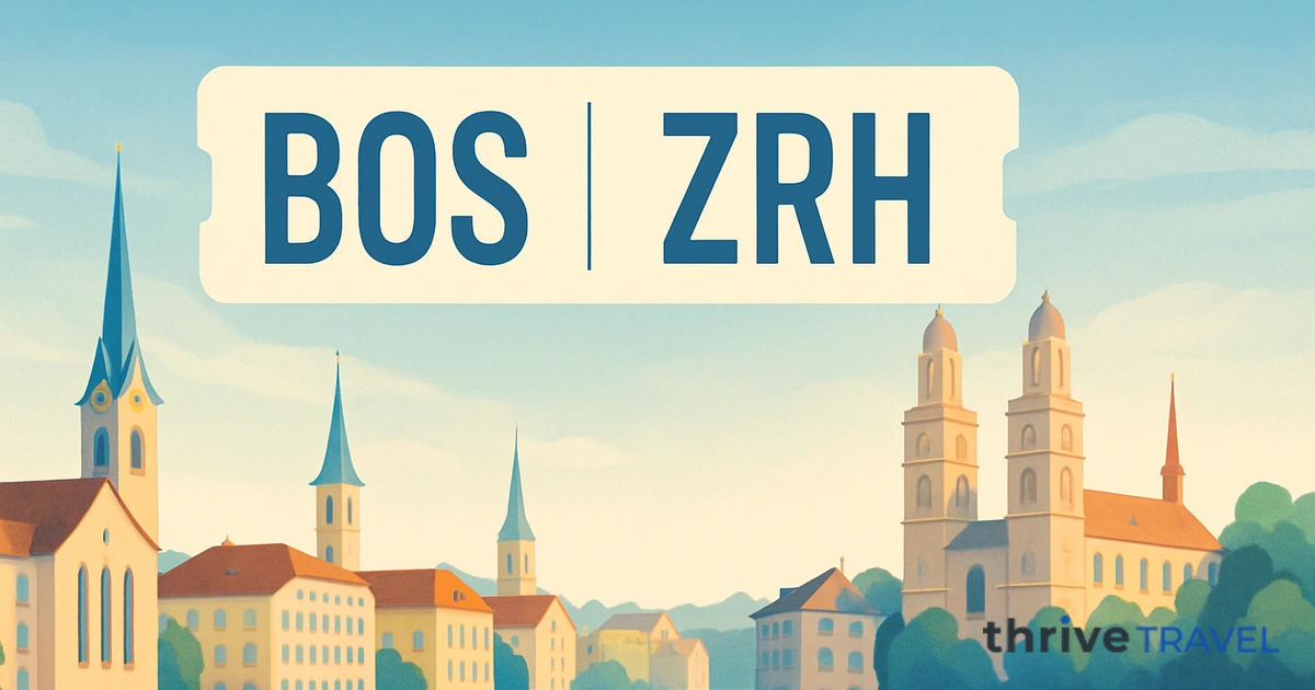 Boston to Zurich