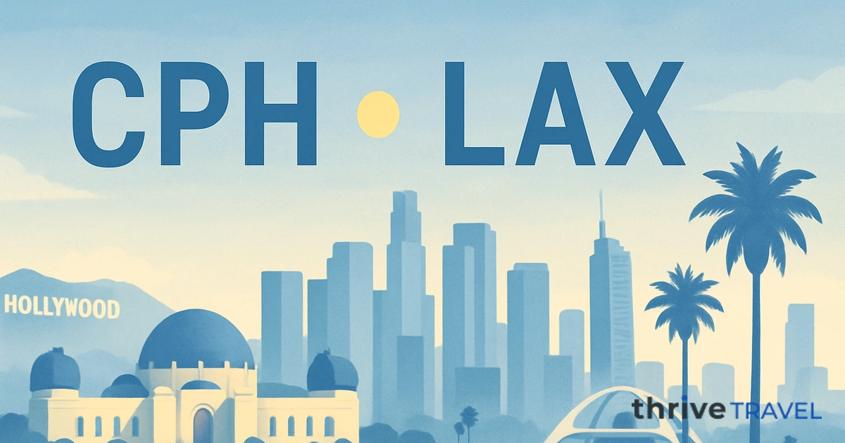 Copenhagen to Los Angeles