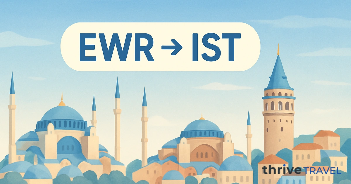 Newark to Istanbul
