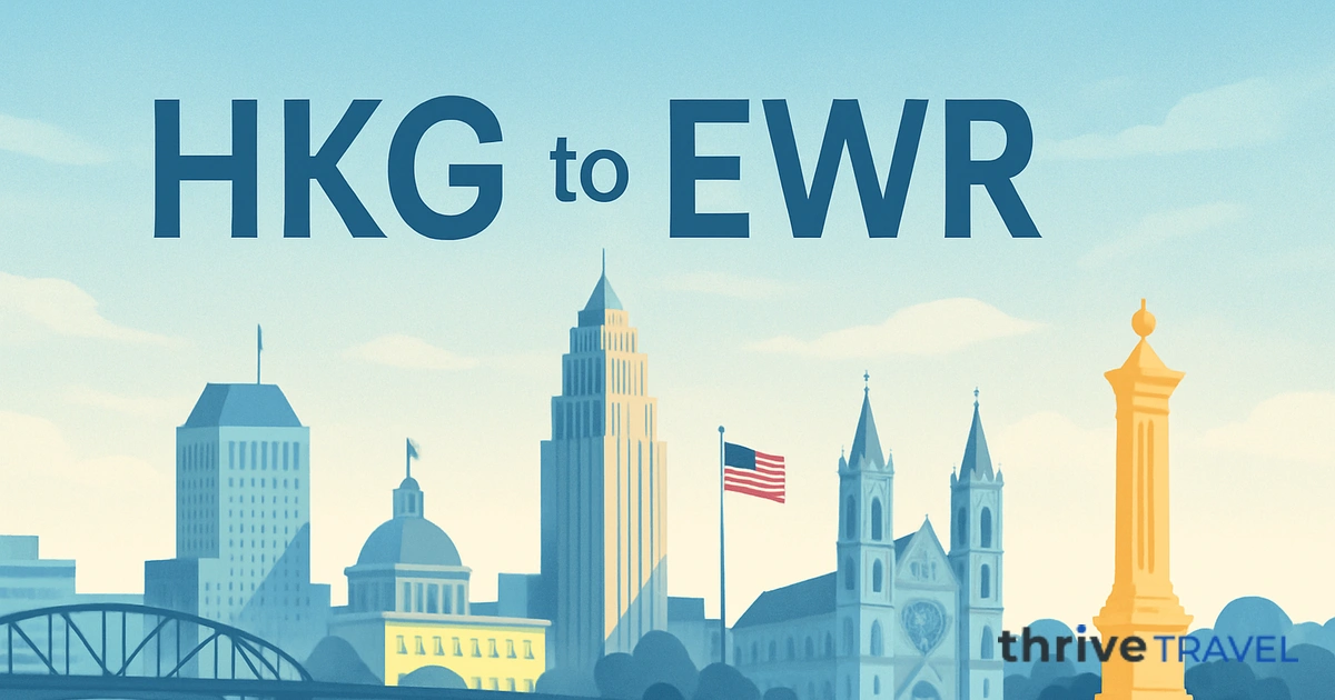Hong Kong to Newark