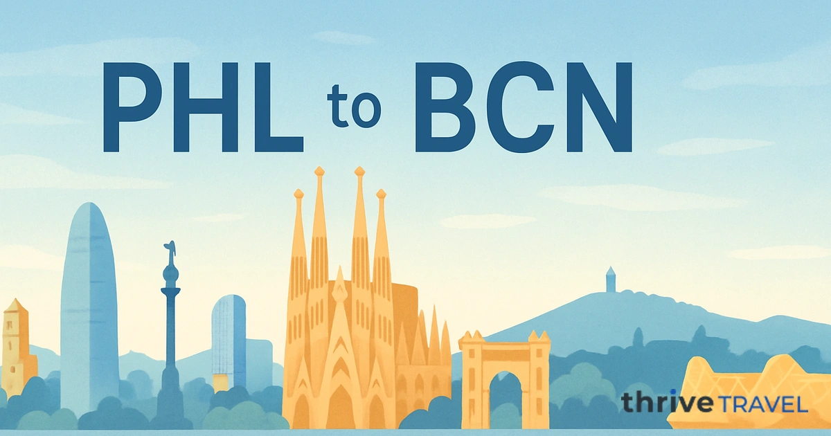 Philadelphia to Barcelona