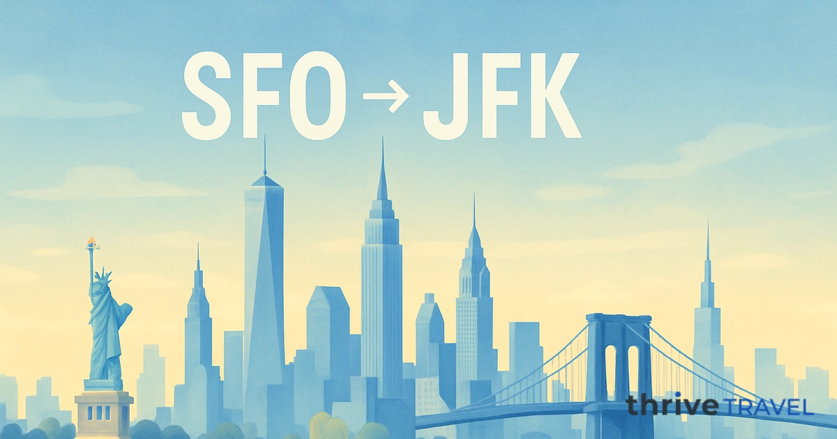 San Francisco to New York