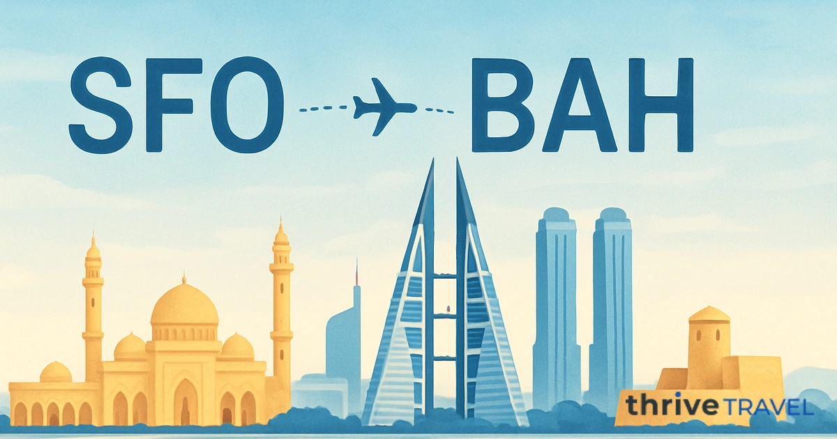 San Francisco to Bahrain