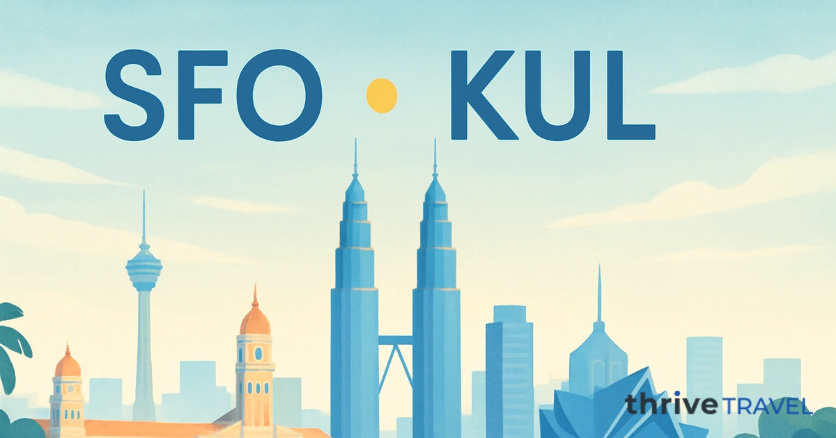 San Francisco to Kuala Lumpur
