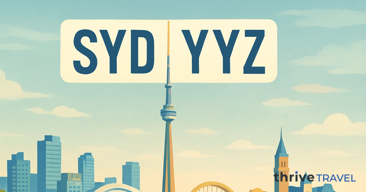 Sydney to Toronto
