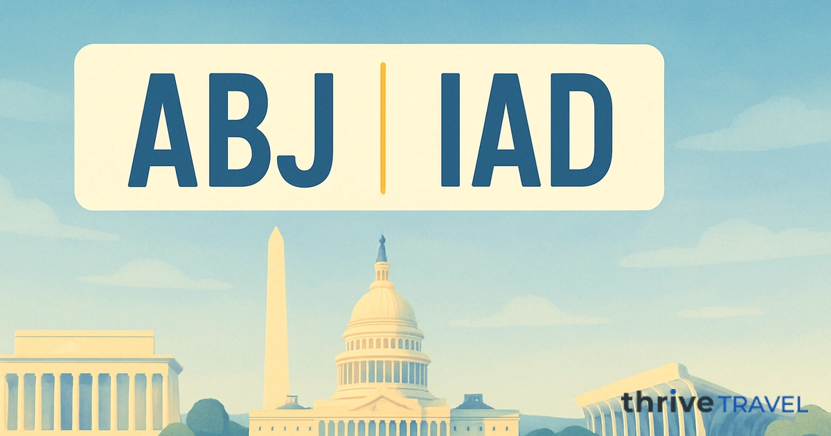 Abidjan to Washington