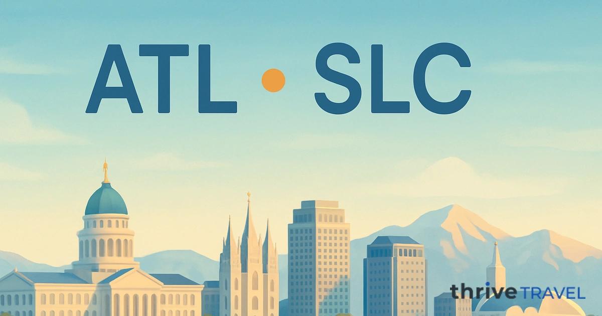 Atlanta to Salt Lake City