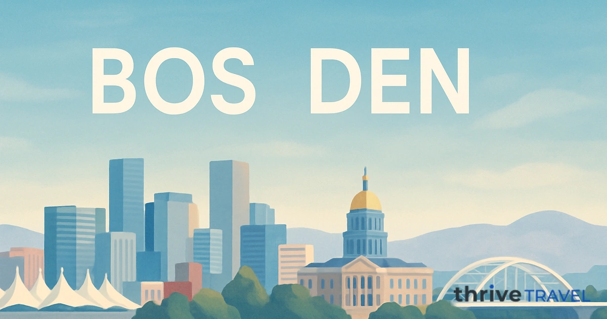 Boston to Denver