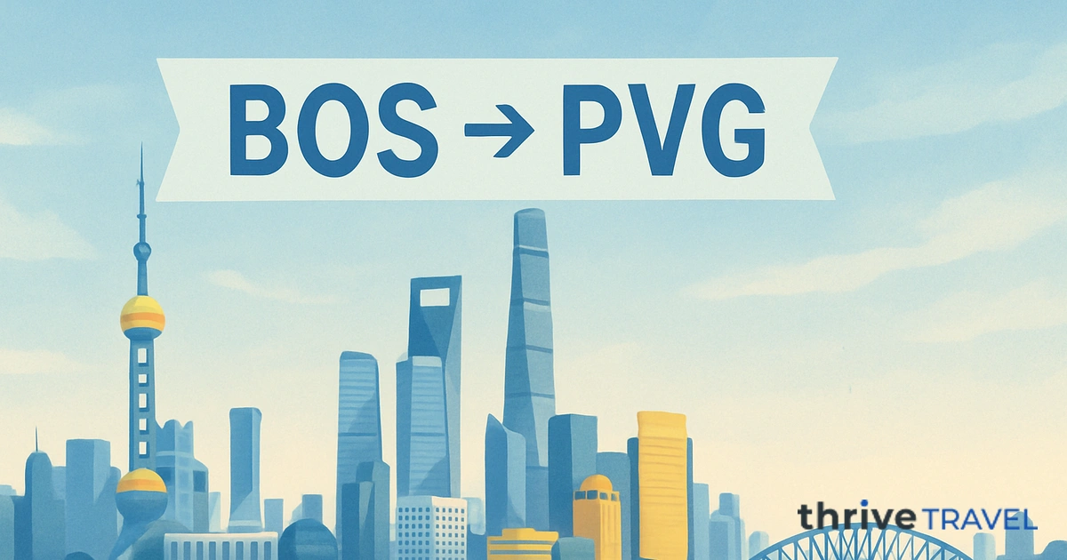 Boston to Shanghai