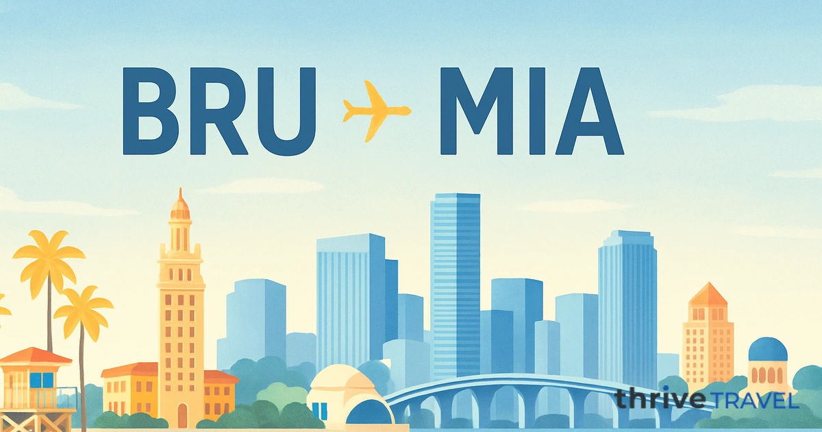 Brussels to Miami