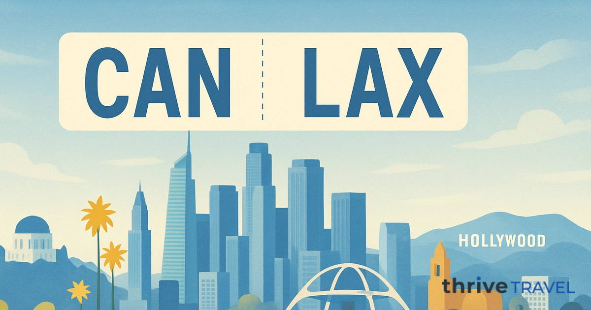 Guangzhou to Los Angeles