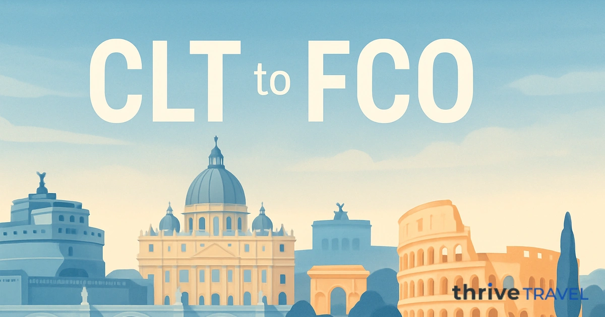 Charlotte to Rome