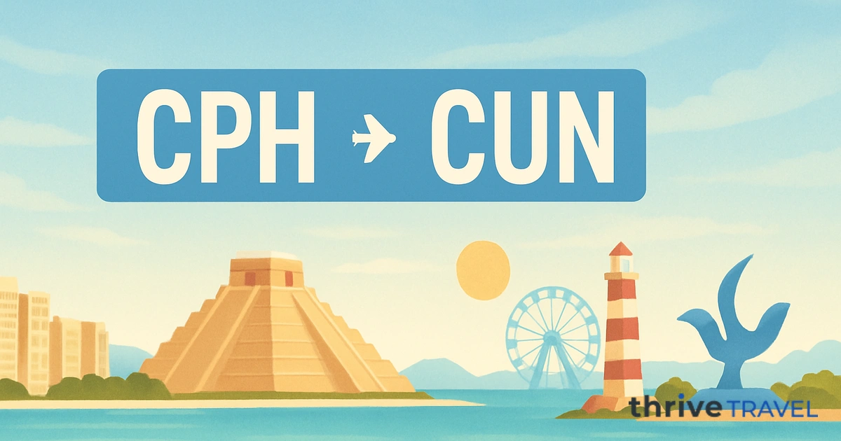 Copenhagen to Cancún