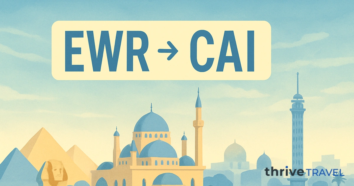 Newark to Cairo