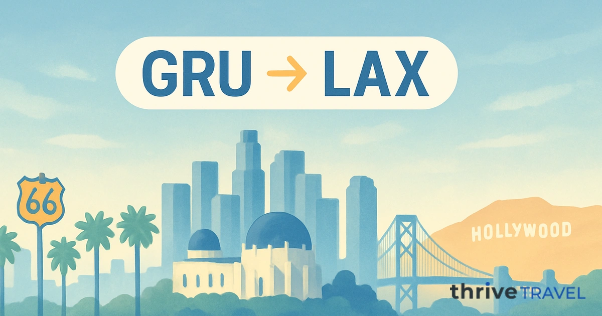 São Paulo to Los Angeles